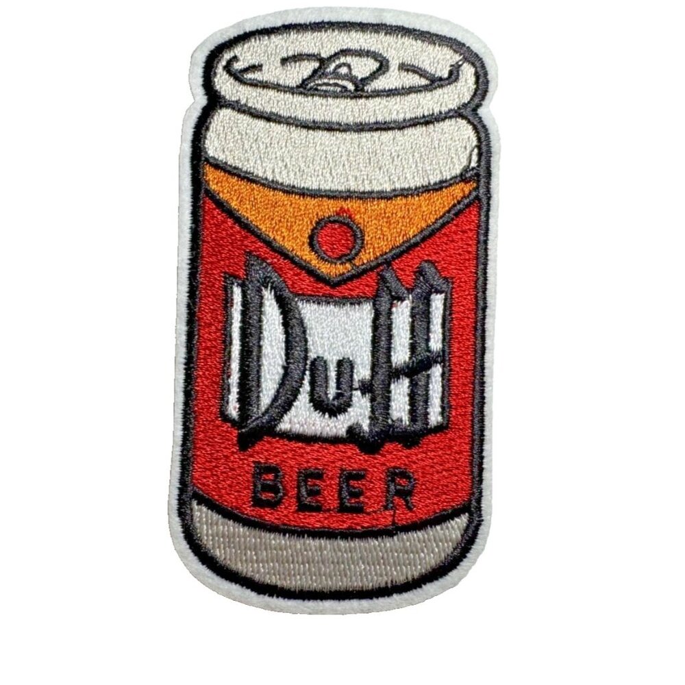 Duff Beer Simpsons Homer 3in Iron / Sew-On Patch